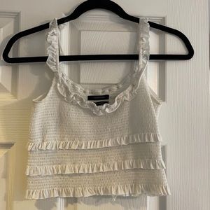 Urban outfitters ruffle tank